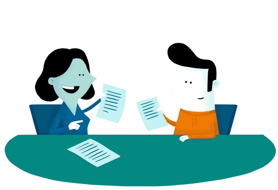 Carrière Coach illustratie