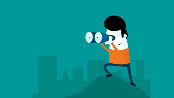 Weten wat je wil illustratie aqua